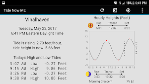 Tide Now ME, Maine Tides, Sun and Moon Times Screenshot 3