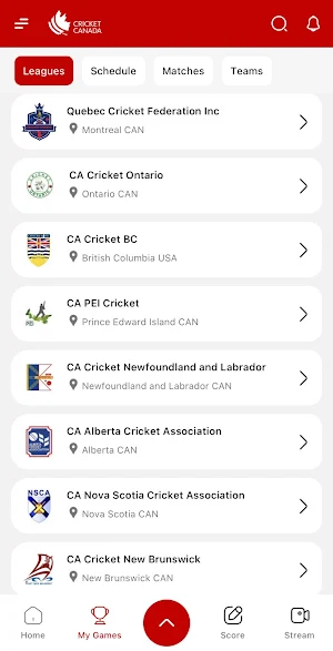 Cricket Canada Screenshot 3