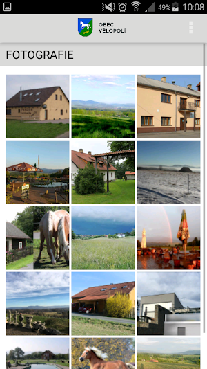 Obec Vělopolí Screenshot 2