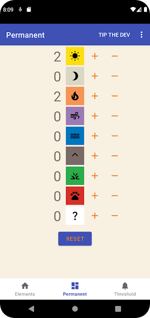 Element Tracker Screenshot 0