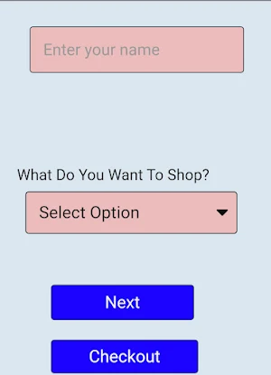 Shopping cart app Screenshot 2