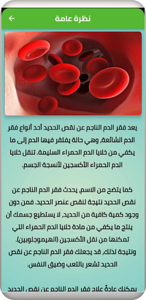 اعراض نقص الحديد Screenshot 0