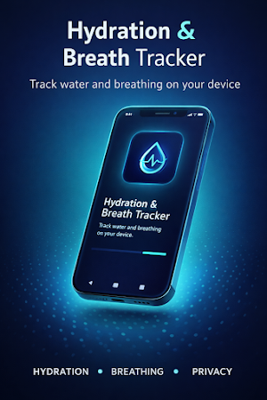Hydration & Breath Tracker Screenshot 0