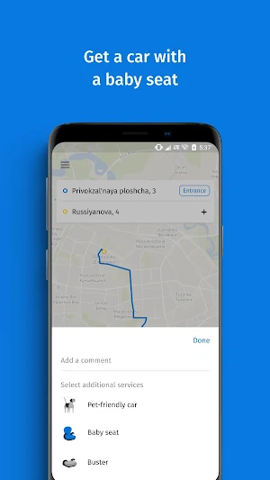 Taxi 135 — book online Screenshot 2