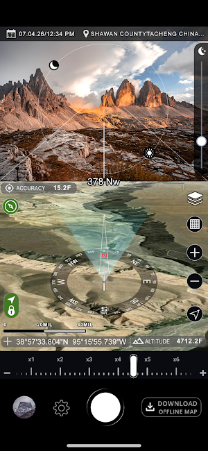 Compass Camera Offline MGRS Screenshot 2