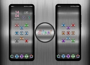 Steel Colors Icon Pack Screenshot 0