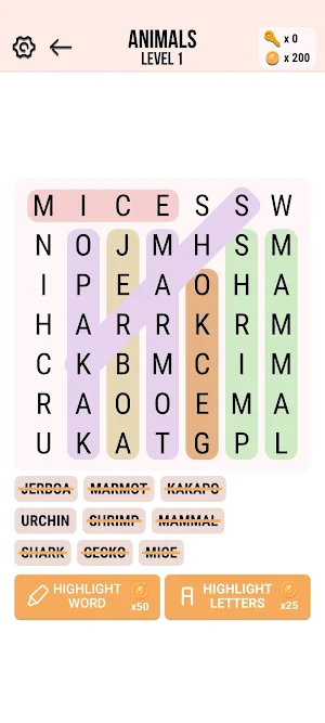 Search&Find:Word Link Screenshot 2