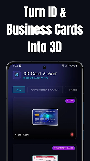 3D ID Wallet & Card Scanner Screenshot 0