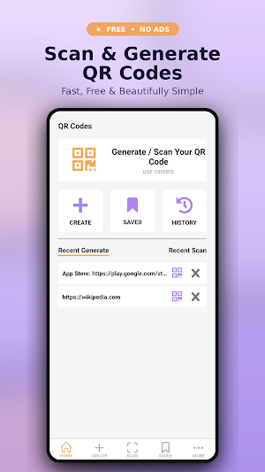 QR Scanner, Generator & Reader Screenshot 0