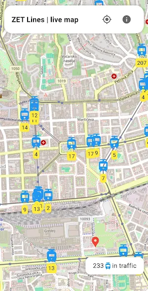 ZET lines - live map Screenshot 0