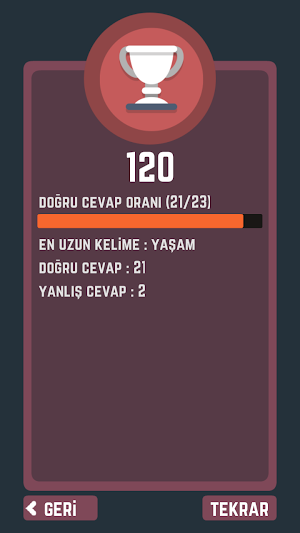 Harf Kutusu Kelime Oyunu Screenshot 3