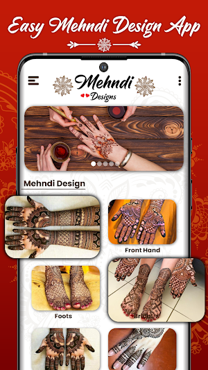 Easy Mehndi Design Henna App Screenshot 2