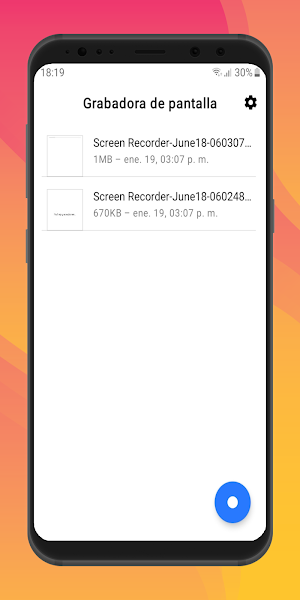 Grabar pantalla fácil Screenshot 0