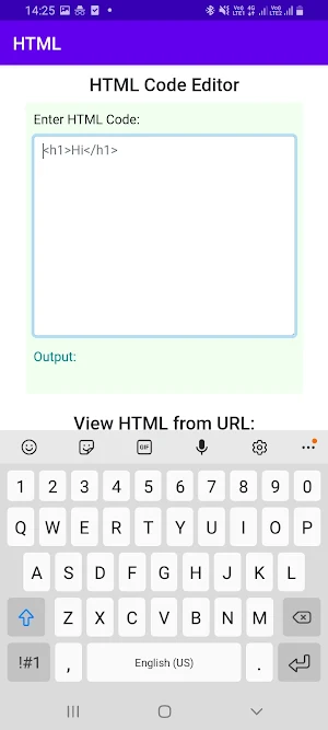 HTML Viewer & Editor Screenshot 1