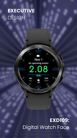EXD109: Digital Watch Face Screenshot 1