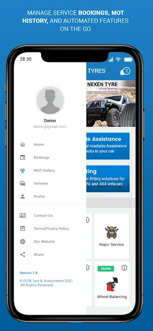 DCM Tyre & Autocentres Shaftes Screenshot 1