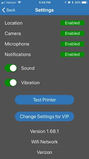 Video Inspection Pro UAT Screenshot 2