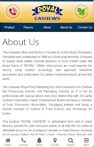Royal Cashew Store Screenshot 2