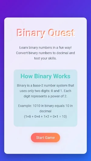 Binary Quest Screenshot 0