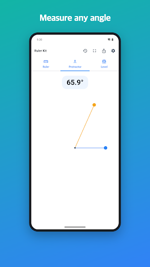 Ruler Kit: Protractor & Level Screenshot 2