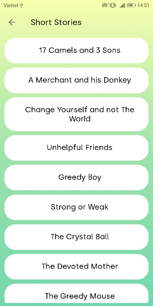 English Stories Screenshot 1