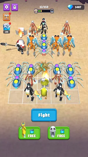 Merge Rainbow Friend 100 Doors Screenshot 2