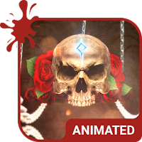 Rose Skull Animated Keyboard +