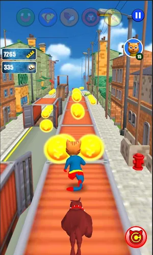 Super Hero Cat Run Screenshot 2