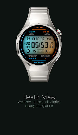 Lockram: Digital watch face Screenshot 3