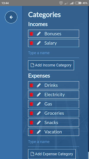 Ezee Money Tracker Screenshot 1