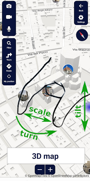 Florence map offline guide Screenshot 2