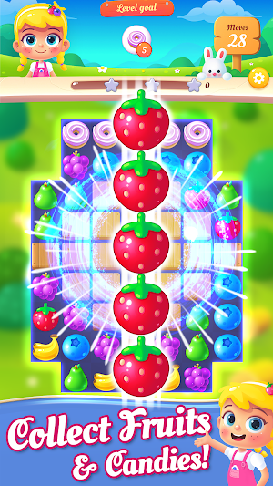 Fruit Smash - Candy World Screenshot 0