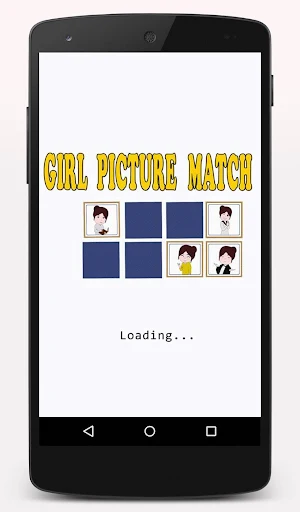 Girl Picture Match Game. Screenshot 0