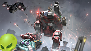 Robots Vs Aliens Death Match Screenshot 2