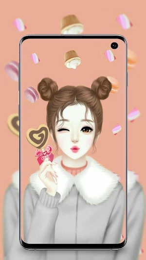 Cute Laurra Girl Wallpaper Screenshot 2