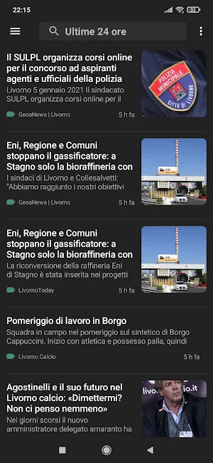 Livorno notizie Screenshot 2