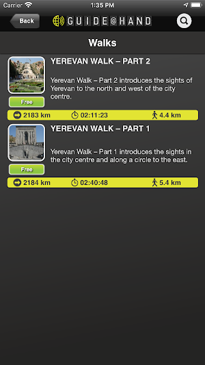 Yerevan GUIDE@HAND Screenshot 3