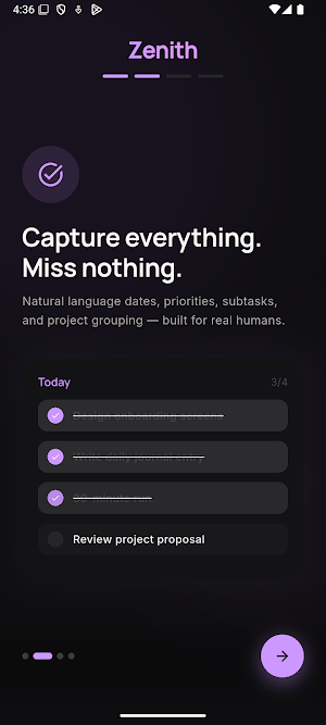 Zenith: Tasks & Habits Screenshot 2