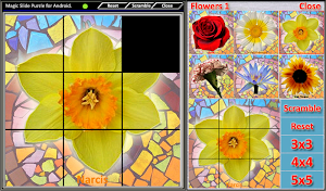Magic Slide Puzzle Flowers1 Screenshot 3