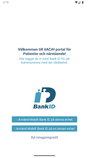 itACiH Patient Screenshot 1