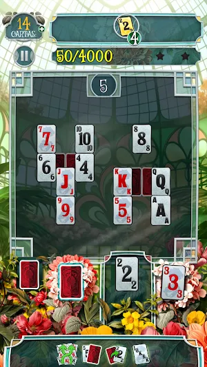 Greenhouse Solitaire TriPeaks Screenshot 2