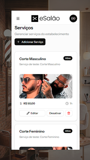 eSalão: Gerencie seu negócio Screenshot 2