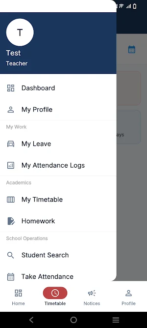Holy Genius School Staff App Screenshot 3