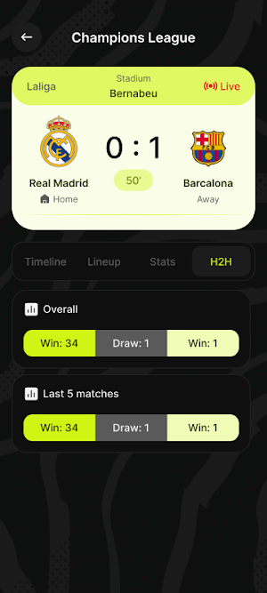ScoreRush: Live Scores Screenshot 3