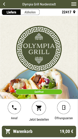 Olympia Grill Norderstedt Screenshot 0