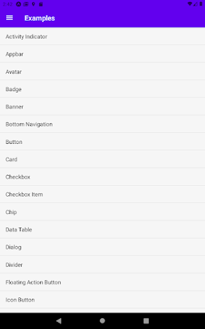 React Native Paper Example Screenshot 3