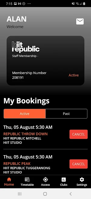hiit republic Member ID Screenshot 0