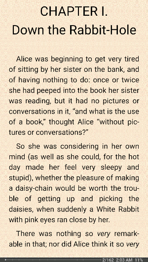 Book Reader English - Gutenberg free books Screenshot 1