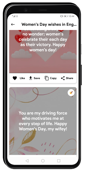 Happy Women's Day Wishes Screenshot 1
