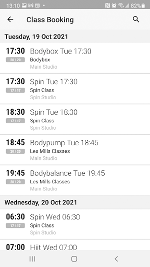 Bodyscape Health Club Belfast Screenshot 2